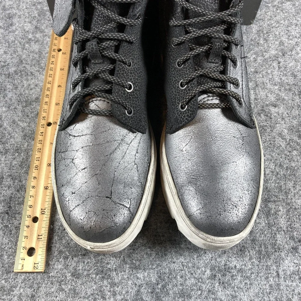 Wolverine‎ 1000 Mile Men's Size 9 D Gray Metallic Black Leather Shoes W990032